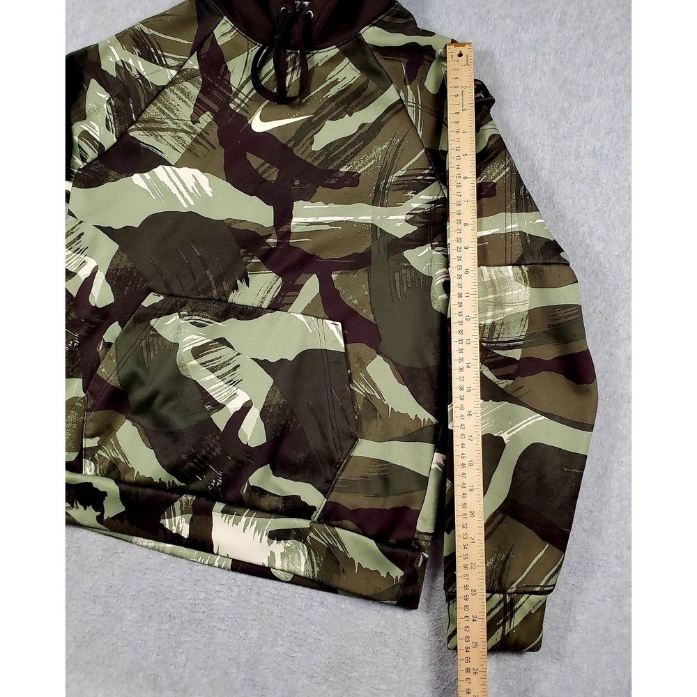 Nike Hoodie Mens Small Cascade Brushstroke Therma-Fit Fleece Pullover Sweatshirt - Picture 10 of 12